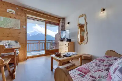 Image de Appartement chaleureux au sud avec balcon, parking et Wi-Fi