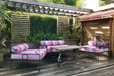 Image de Villa landaise avec Piscine