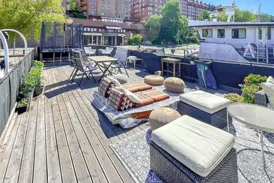 Image de Magnifique bateau Ă Stockholm avec vue sur la mer