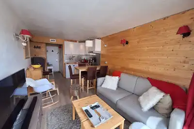 Image de Appart 2 pièces pour 5, pied des pistes et commerces, Arc 1800 avec wifi