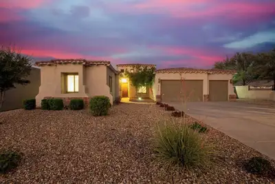 Modern South Mountain Heated Pool Trails Fire Pit