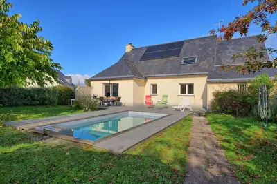 Image de Merveilleuse maison de vacances privée pour 10 personnes avec Wifi, piscine privée, Tv et terrasse
