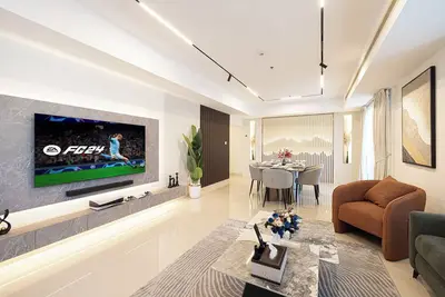 Image de Luxury Newly Renovated 4 Bhk, Full Sea View, Marina, 5 min to beach