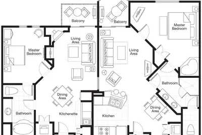 Image de Sheraton 2-bedroom, 2 Bath, 2 living rooms with WiFi, Ac in Avon Vail Valley