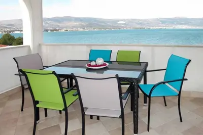 Image de Sea-View Apartments with Pool, Terrace, and Outdoor Lounge in Scenic Čiovo Island - Two Bedroom Apartment
