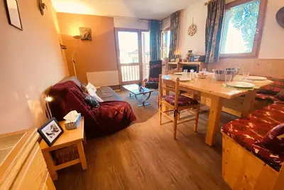 Image de Appartement pour 6 personnes de 40 m² - Plan Peisey