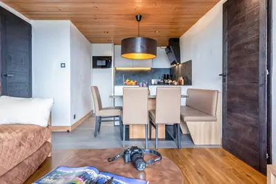 Image de Appartement de luxe calme Les Saisies - 6 pers, Spa & parking privé