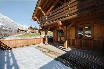 Image de Grande terrasse ensoleillée et à proximité des pistes au Chinaillon