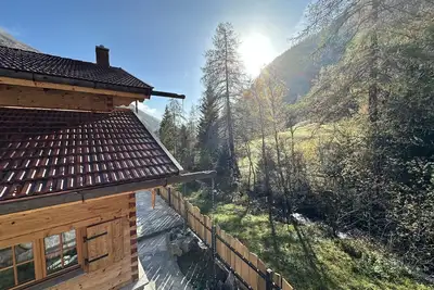 Image de Lodge-d'exception-Salle de bain privée séparée-Vue sur la rivière-Chalet am B. . .