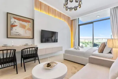 Image de Sun-Kissed Studio with Warm Terracotta Details