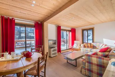 Image de Appartement 3 chambres au centre de Megève avec terrasse et Wifi