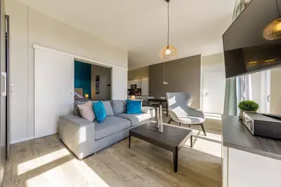 Image de 5-star vacation apartment with large south-facing balcony and view of the Bodden landscape