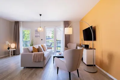 Image de 5-star Seesinn vacation apartment with large corner balcony - your vacation at the Baltic Sea