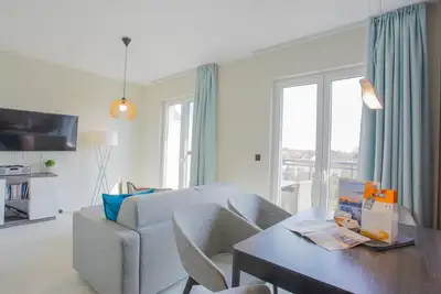 Image de Vacation in the vacation apartment Sommerzeit on the Bodden and the Baltic Sea with an east-facing balcony