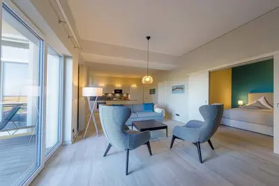 Image de 5-star Welleneck vacation apartment for 6 people with corner balcony and infrared cabin
