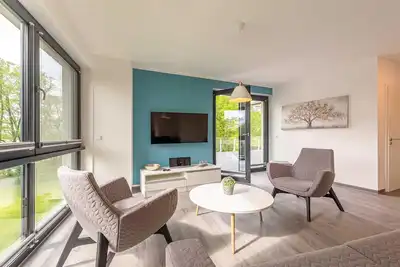 Image de Star apartment with roof terrace and view of Lake Krakow