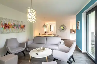 Image de Modern 5-star vacation apartment with roof terrace on Lake Krakow