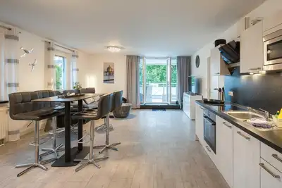 Image de 5-star vacation apartment with Baltic Sea view directly on the pier