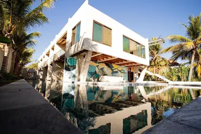 Image de Charming Ocean line studio with largest pool in beautiful Troncones