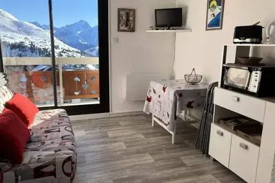Image de Ferienwohnung 2 Zimmer für 4 Personen von 24m2 - Huez's Alpe