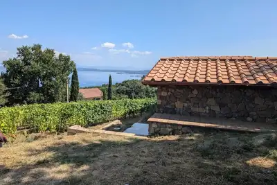 Image de Peaceful getaway in the Italian countryside, surrounded by vineyards