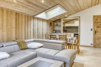Image de Appartement rénové 2 chambres, balcon exposé Sud, Wi-Fi, parking, près du centre Megève