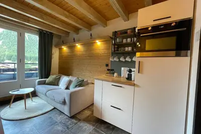 Image de Chaleureux duplex rénové avec terrasse au Raffort, Pralognan