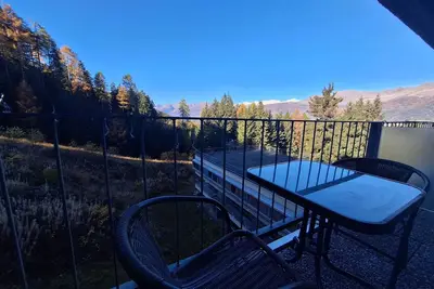 Relaxation and nature in the middle of the mountains, on the ski slopes