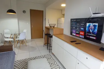 Image de Cozy apartment with swimming pool, 3 minutes drive from Praia dos Ingleses.