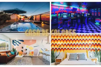 Image de Casa De Colores w\/ Arcade, hot tub + more - J Tree\n\n