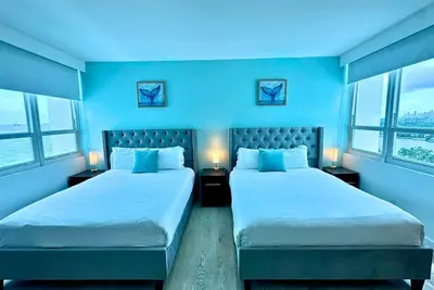 Ocean & Bay View Studio with free parking