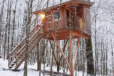 Image de Tree house free space, living/sleeping room - Baumhaushotel Solling