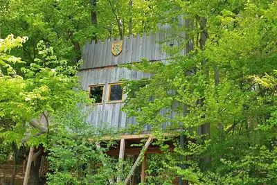 Image de Tree house castle, living\/bedroom - Baumhaushotel Solling