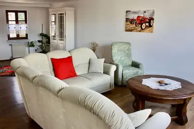 Image de Ferienhaus zum roten Traktor - vacation home, shower, Wc, 3 bedrooms