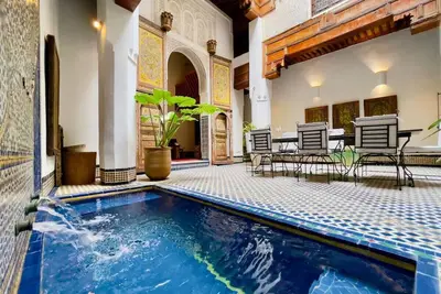 Image de Stunning Retreat in Fez Medina with Views & Pool