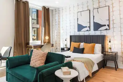 Image de Prime N. Liberties, by Fishtown, Lux Queen Bed, Sleeps 3ppl, Wifi, Smart Tv, Wfh