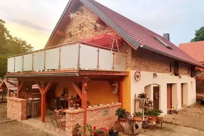 Image de Urlaubshof Turmblick - Spacious vacation apartment (70 sqm) with south-facing balcony
