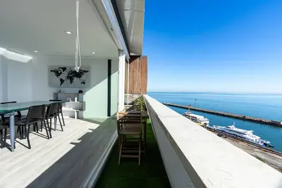 Image de Appartement \"Cacilhas Riverview\" avec terrasse privée, Wi-Fi et climatisation