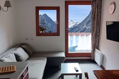 Image de Studio 18 m2 plein sud tout confort au pied d'une piste et du télésiège
