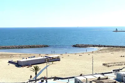 Image de Appartement front de mer 6 pers, parking, Wifi