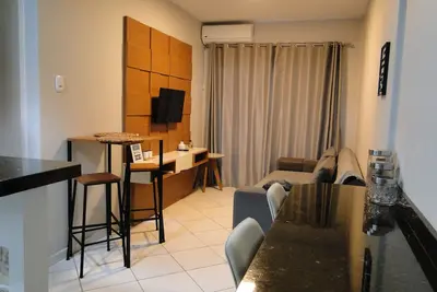Image de Cozy apartment 200m from the sea and 350m from Shopping Atlântico with Wifi