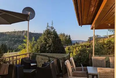 Image de Maison de vacances 'Ferienhaus Goldisthal' avec vue sur les montagnes
