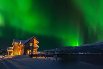 Image de Villa Aurora Nestun with outdoor sauna and amazing views!