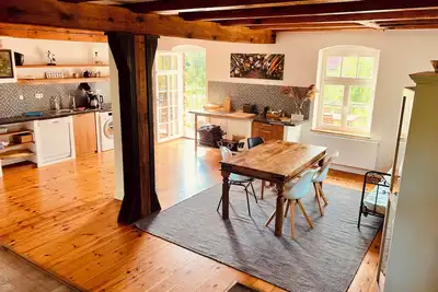 Image de Unique atmosphere in the mill oasis with whirlpool! Pet friendly!