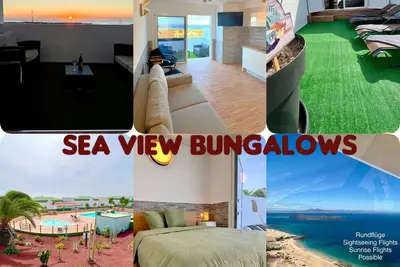 Image de Cozy bungalow with sea view, two terraces and communal pool