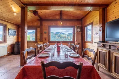 Image de Chalet L'Abri - Pour 9 avec vue montagne