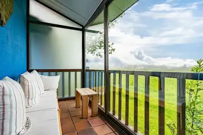Image de Studio 'Suite Galería' avec terrasse privée, jardin privé et Wi-Fi