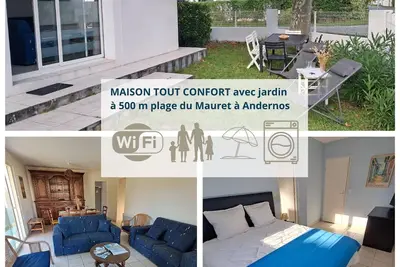 Image de Maison familiale, près de la plage du Mauret avec jardin, 6 pers
