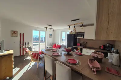 Image de Magnifique appartement vue mont blanc au pied des pistes