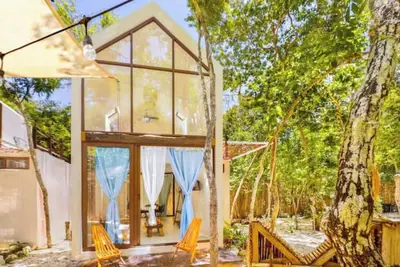 Image de Loft Cabin3 Cenote Natural Park Tulum+Pool+Wifi+Ac\n\n